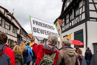 Demonstration in Herxheim near Landau (Palatinate) : Under the slogan Herxheim stands up, a joint