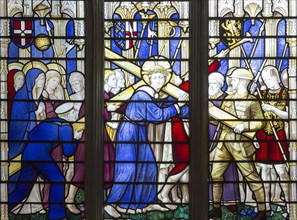 Church of Saint Mary of the Assumption, Ufford, Suffolk, England, UK stained glass First World war