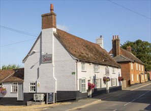 Village pub the Swan at Alderton, Suffolk, England, UK