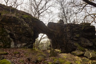 The Hohle Stein, a rock gate about three metres high and about four metres wide near Oelsen (area