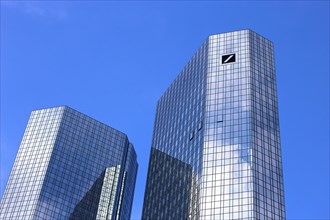 The Deutsche Bank Tower in Frankfurt