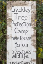 Crackely Woods HS2 protection camp, near Kenilworth, Warwickshire, England, UK, November 2020
