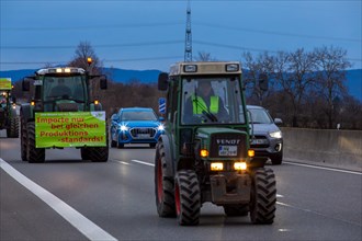 Farmers' protests in the Palatinate: a large convoy of farmers from the southern Palatinate and the