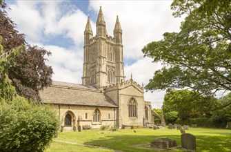 Parish church of Saint Sampson in the Saxon town of Cricklade, Wiltshire, England, UK