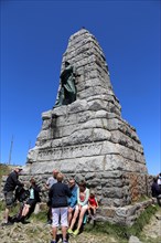 Monument on the summit of the Grand Ballon, at 1, 424 metres the highest peak in the Vosges