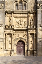 Carved stonework detail, church of Sacred Chapel of El Salvador, Sacra Capilla del Salvador, Ubeda,
