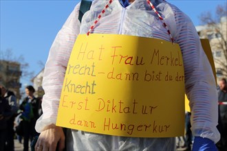 Speyer: Corona protests against the federal government's measures. The protests were organised by