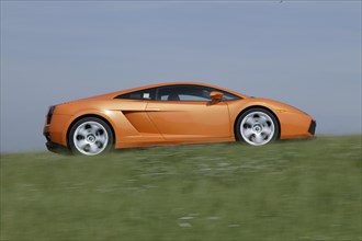 2003 Lamborghini Gallardo automobile sports car classic orange