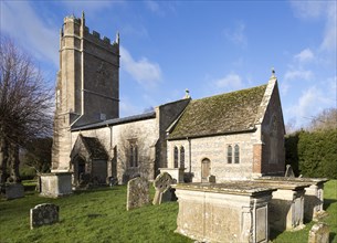 Historic village parish church of All Saints, Marden, Wiltshire, England, UK Vale of Pewsey
