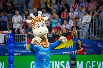 Fistball World Championships from 22 July to 29 July 2023 in Mannheim: Manni, a giraffe, is the