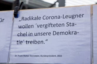 Karlsruhe, 10 December 2023: Large demonstration in favour of reappraisal of the coronavirus