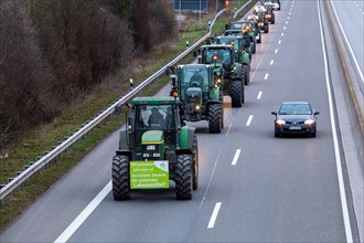 Farmers' protests in the Palatinate: a large convoy of farmers from the southern Palatinate and the
