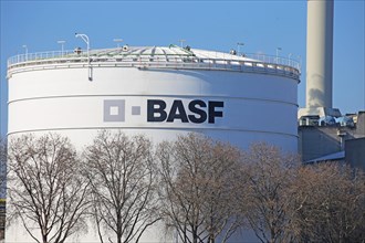 View of BASF in Ludwigshafen