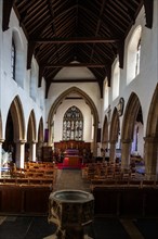 Interior of church of Saint Mary, Halesworth, Suffolk, England, UK