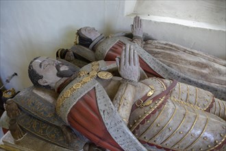 Tomb of Henry Howard, Earl of Surrey, died 1547, Framlingham church, Suffolk, England, UK