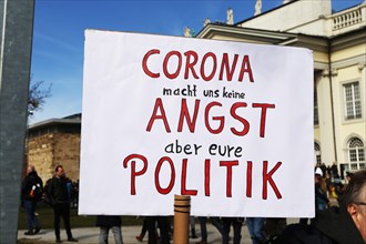Large demonstration by critics of the corona measures in Kassel: Protests took place simultaneously
