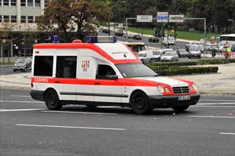 Ambulance, Lisbon, Lisboa, Portugal, Europe