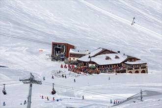 The Parsennhuette in Davos, Switzerland. Switzerland has ended almost all corona measures