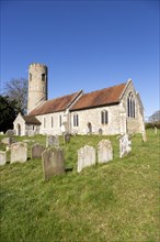 Village parish church of Saint Peter, Holton, Suffolk, England, UK