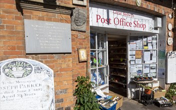 Small rural village shop and Post Office at Great Bedwyn, Wiltshire, England, UK