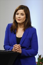 The journalist and presenter Eva-Maria Lemke, Berlin, 19 April 2021