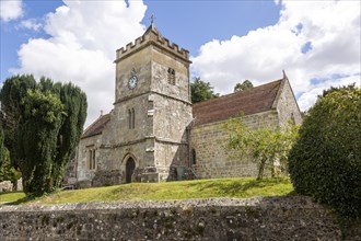 Holy Trinity church, Bowerchalke, Cranborne Chase, Wiltshire, England, UK