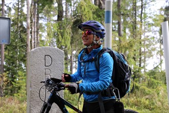 Mountain bike tour through the Bavarian Forest with the DAV Summit Club: Tour guide Birgit