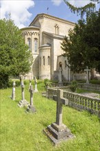 Exterior 19th century Italianate architecture of Wilton new church, Wiltshire, England, UK ornate