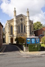 Methodist church off Northbrook Street in town centre, Newbury, Berkshire, England, UK