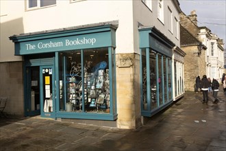 The Corsham Bookshop shop, Corsham, Wiltshire, England, UK
