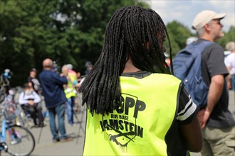Ramstein 2021 peace camp bicycle demonstration: A bicycle demonstration took place on Saturday