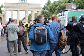 Berlin: The planned lateral thinkers' demonstration for peace and freedom against the German