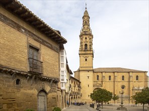 Church of Santa Maria de la Asuncion, Plaza Mayor, Briones, La Rioja Alta, Spain medieval