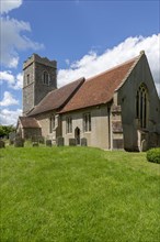 Village parish church of Saint Catherine, Pettaugh, Suffolk, England, UK