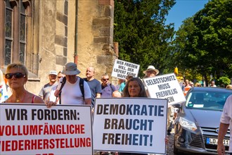 Demonstration in Landau, Palatinate: The demonstration was directed against the government's