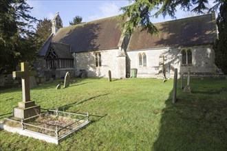 Historic village parish church of Saint Andrew, Etchilhampton, Wiltshire, England, UK Vale of