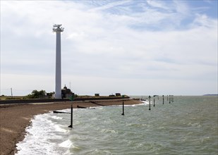 Easat Marine Radar tower for shipping at Landguard, Port of Felixstowe, Suffolk, England, UK