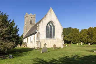 Village parish church All Saints at Blyford, Suffolk, England, Uk