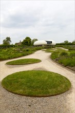 Hauser and Wirth art gallery, restaurant and garden, Durslade Farm, Bruton, Somerset, England, UK