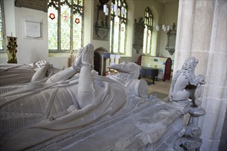 Tomb of Thomas Howard, 3rd Duke of Norfolk, died 1536, Framlingham church, Suffolk, England, UK