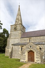 Village parish church of Saint Michael, Little Bedwyn, Wiltshire, England, UK