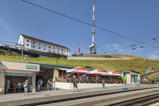 Hotel am Bergbahnhof Rigi-Kulm, Lake Lucerne, Canton Lucerne, Switzerland, Rigi, Schwyz,
