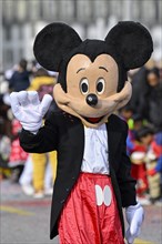 Carnival reveller Mickey Mouse