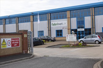 Fabrinet UK electronics manufacturer company building, Porte Marsh Industrial Estate, Calne,
