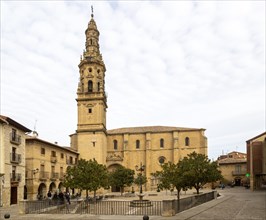 Church of Santa Maria de la Asuncion, Plaza Mayor, Briones, La Rioja Alta, Spain, Europe