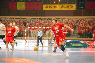 Match scene Eulen Ludwigshafen against HC Elbflorenz 2006 (2. Handballbundesliga, final score