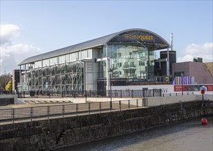 Techniquest building science and discovery centre museum, Mermaid Quay, Cardiff Bay, Cardiff, South