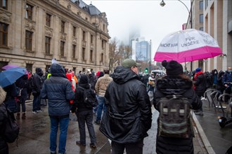 Demonstration in Frankfurt against the corona measures: The demonstration was broken up after a few