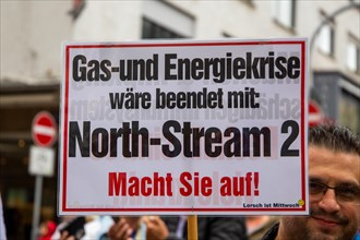 Mannheim: Demonstration against the government's energy policy, foreign policy and corona policy