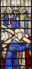 Church of Saint Mary of the Assumption, Ufford, Suffolk, England, UK stained glass First World war